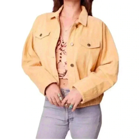 Band Of The Free Other Side Corduroy Jacket in Sand, Size Large. NWT! - Picture 7 of 15